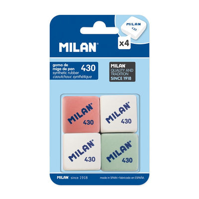 4PC SYNTHETIC RUBBER ERASER430