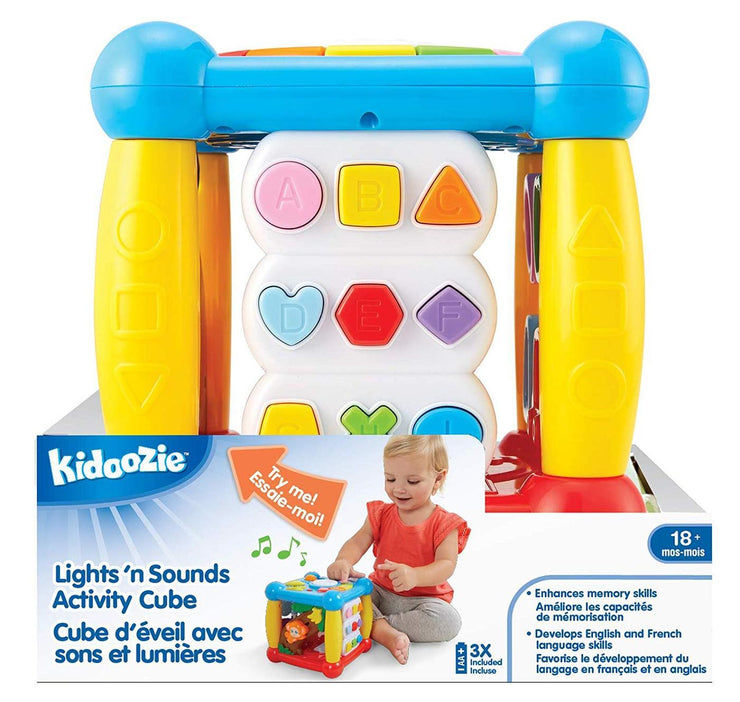 Kidoozie Lights 'N Sounds Activity Cube