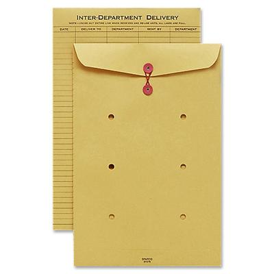 Inter-Department Envelope per unit , String Closure, 10"x13", Kraft Size: 10" x 13