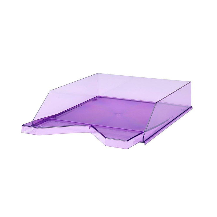 Jalema silky touch letter tray purple