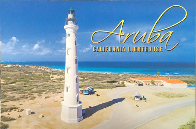 POST CARD CALIFORNIA LIGHTHOUSE ARUBA