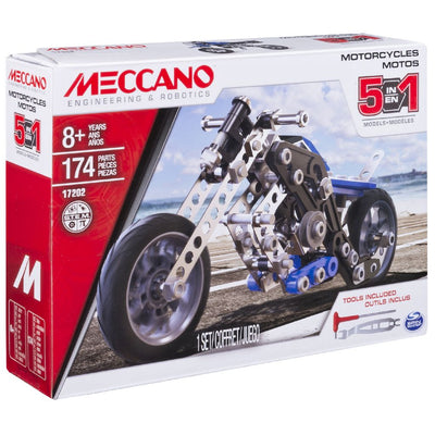 MECCANO 5 MODEL MOTOCYCLES