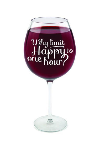 The Happy Hour Gigantic Wine Glass