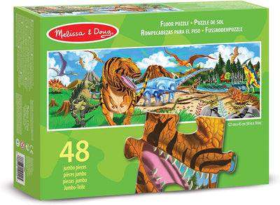 Melissa & Doug Dinosaurs Floor Puzzle 48 Jumbo Pieces