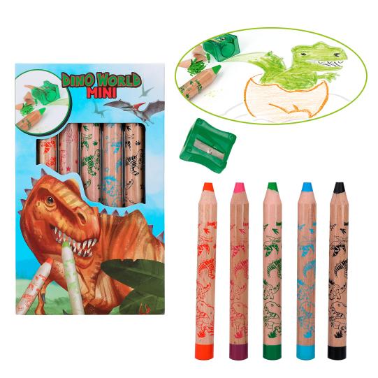 MINI DINO KLEURPOTL & SLIJPER