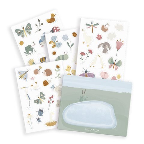 LD FLOWERS RAAMSTICKERS
