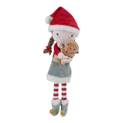 LD KNUFFELPOP KERST ROSA 35CM