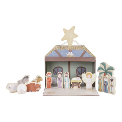 LD SPEELKOFFER KERST STAL