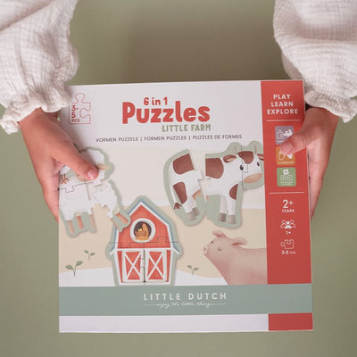 LD LITTLE FARM 6 IN 1 PUZZEL