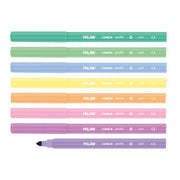 8 CONE-TIPPED FIBREPEN PASTEL