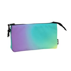 5 POCKET PENCILCASE SUNSET GRN
