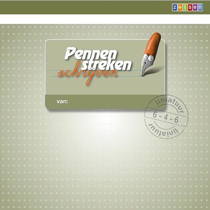PENNENSTREKEN VERSIE 2 GROEP 3+ GROEP 4 LIJNTJESSCHRIFT 6-4-6mm