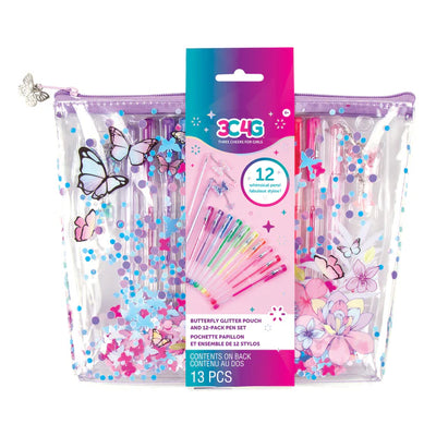 3C4G BUTTERFLY GLITTER POUCH &