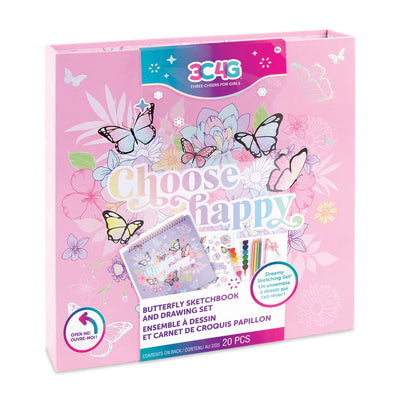 3C4G BUTTERFLY SKETCHBOOK AND