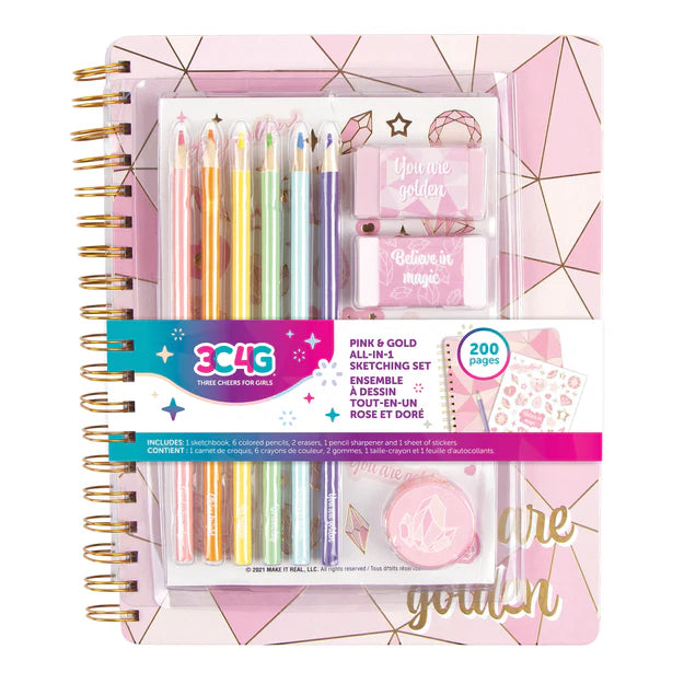 3C4G PINK & GOLD ALL IN 1 SKET