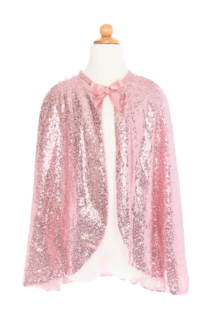 PRECIOUS PINK SEQUINS CAPE 5-6