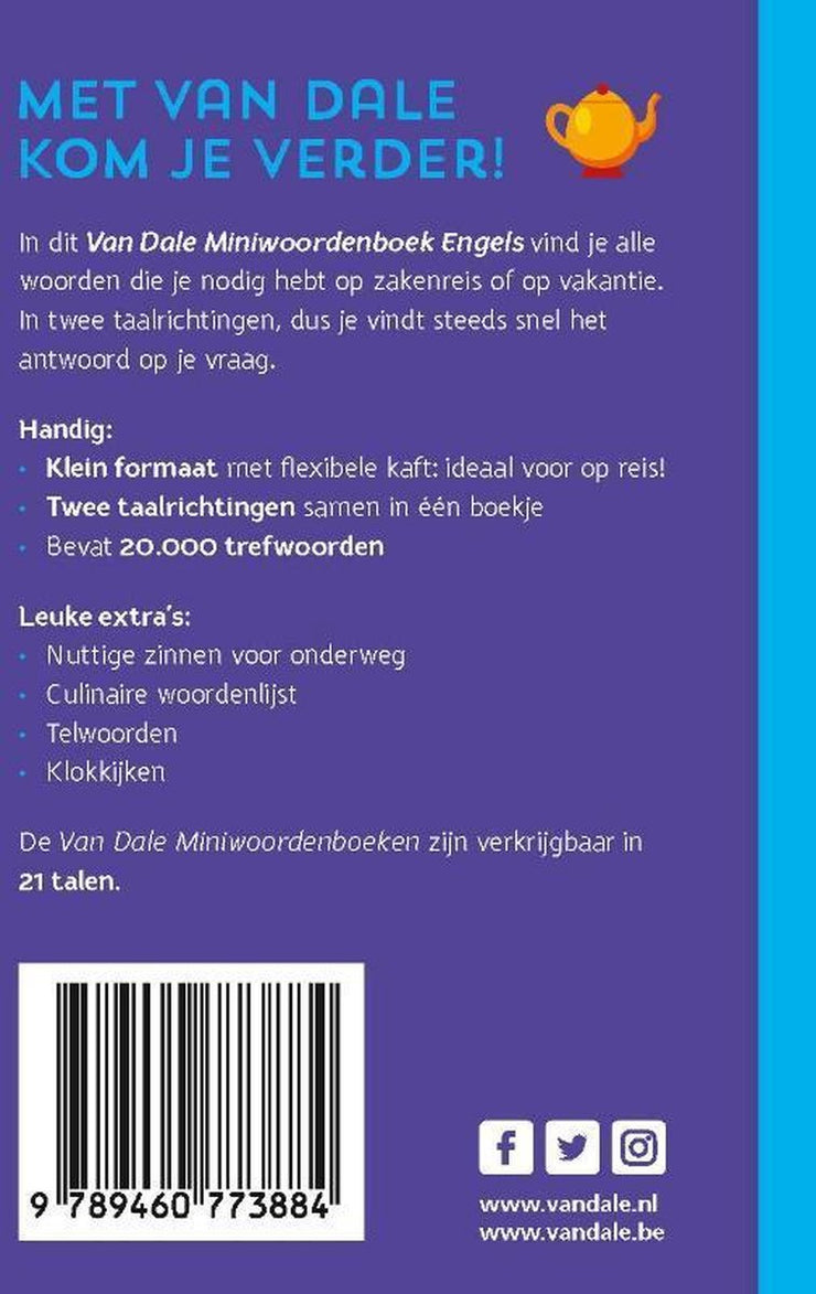 VAN DALE MINI WOORDENBOEK ENGELS-NEDERLANDS/NEDERLANDS-ENGELS