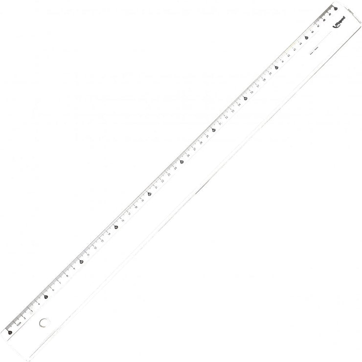 LINIAAL 50 CM TRANSP