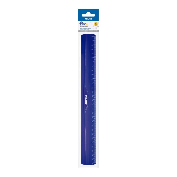 POLYBAG RULER  BLUE 30CM