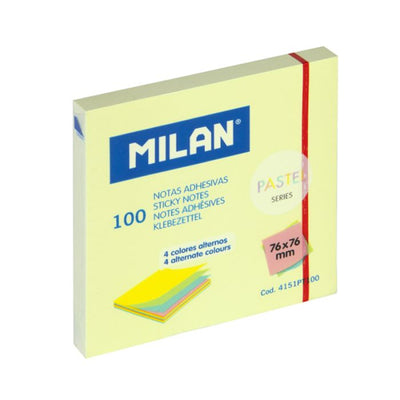 100 ADHESIVE NOTES PASTEL ASST