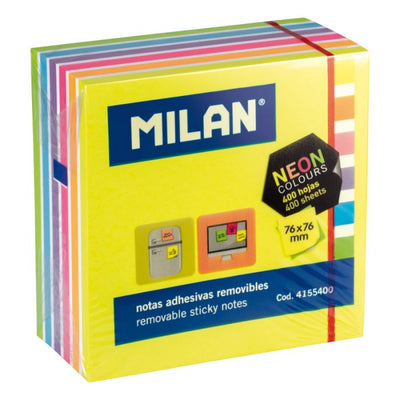 CUBE 400 ADHESIVE NOTES FLUO