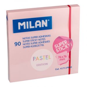 90 SUPER STICKY NOTE PINK 76MM