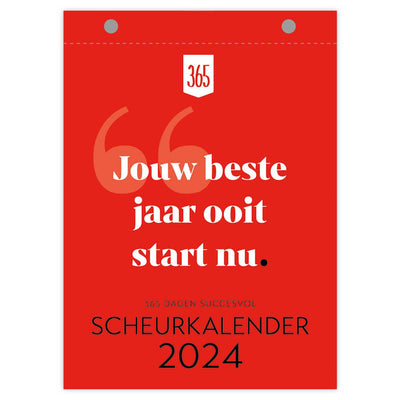 BLOKKALENDAR 2024 365 DAGEN SUCCESVOL