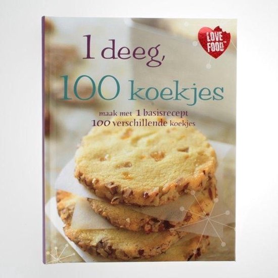 1 DEEG,100 KOEKJES ALLERLEKKERSTE