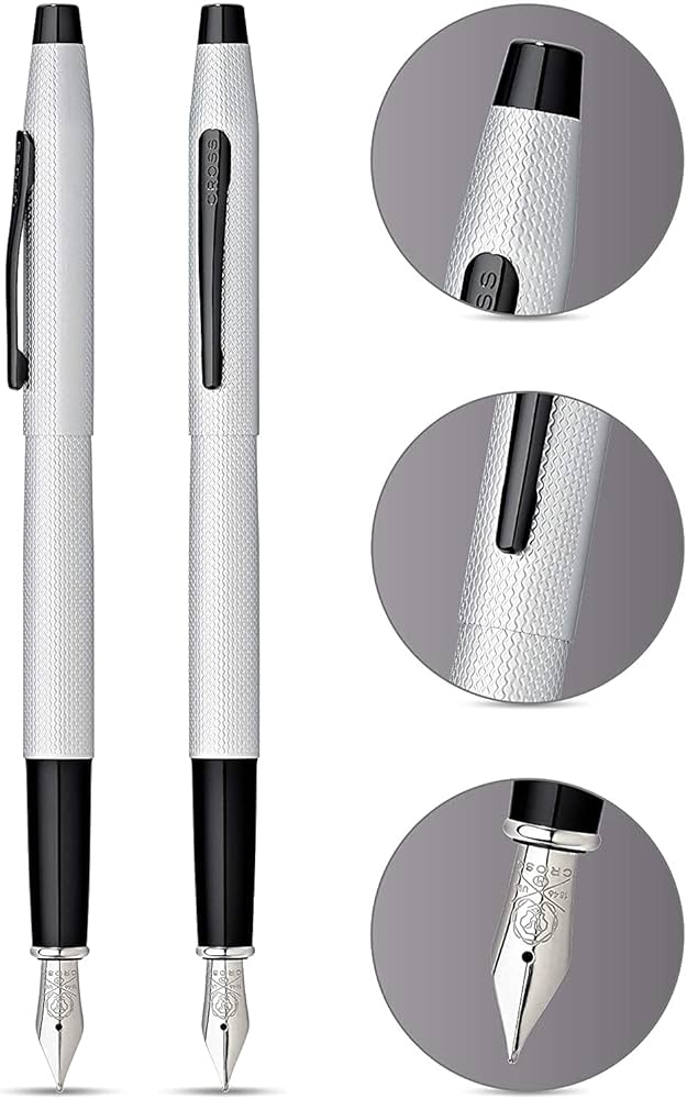 Cross Classic Century Brushed Chrome Fountain Pen