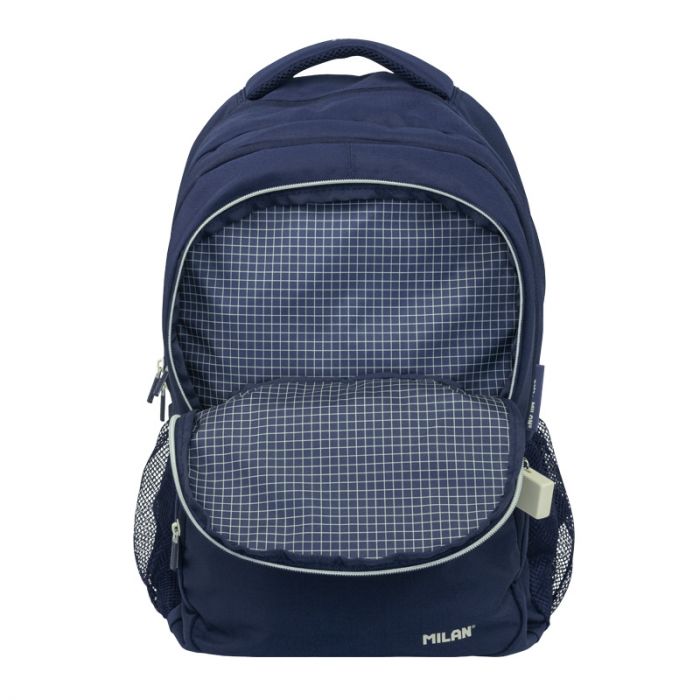BKPK 4-ZIP LARGE NAVY BLUE