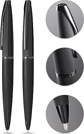 Cross ATX Brushed Black Ballpoint Pen
