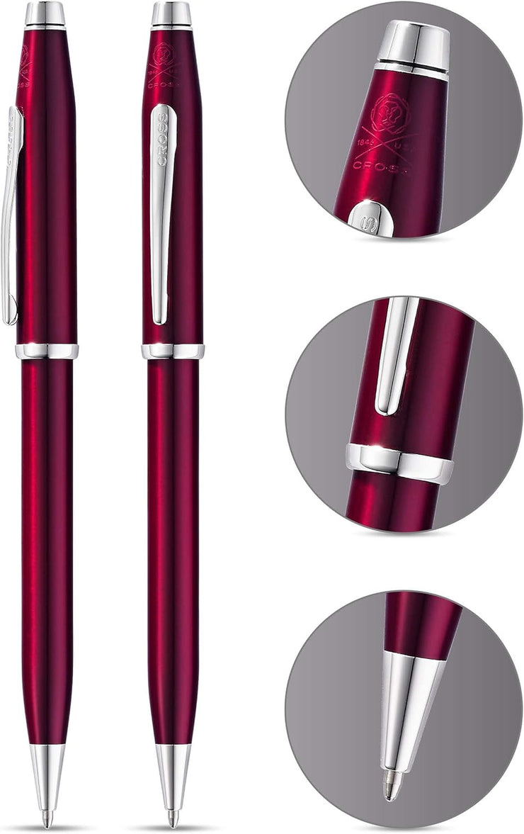 Cross Century II Translucent Plum Lacquer Ballpoint Pen