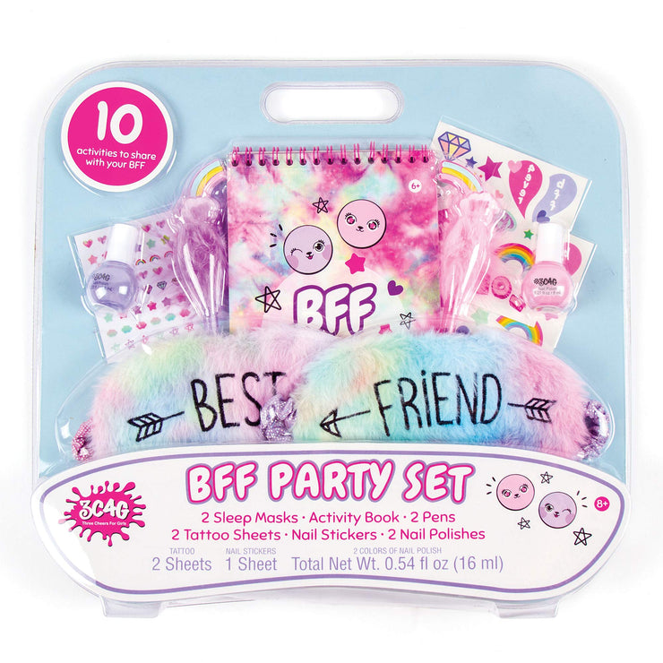 BFF PARTY SET PASTEL TIE DYE