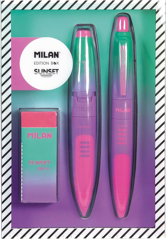 MILAN CAPSULE Gomma E Pennello 2 In 1 - Ricaricabile, Perfetta Per Disegni Puliti E Precisi