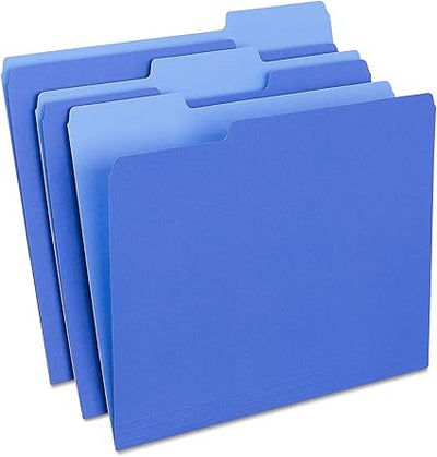 ECONOFILE LETTER BLUE (100PK)