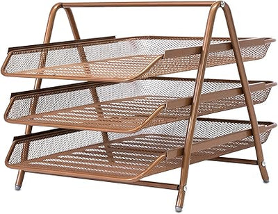 RGOLD WIREMESH 3TIER LETTER TR