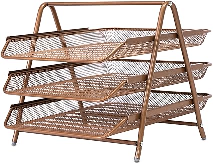 RGOLD WIREMESH 3TIER LETTER TR