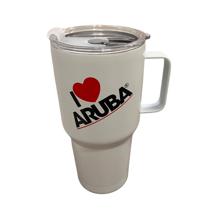 SS TUMBLER 30OZ W/HNDL ILA