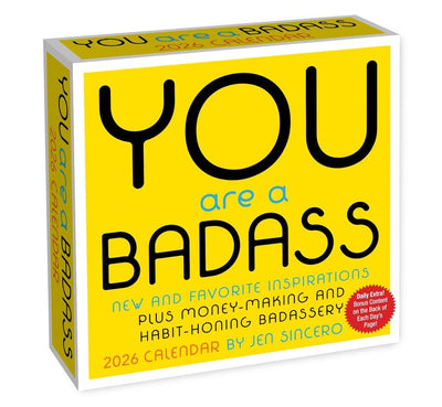 2026 CALENDAR  DAY-TO-DAY YOU ARE A BADASS