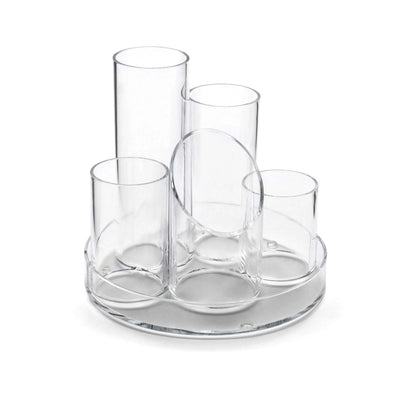ACRYLIC 5 TUBE PEN POT