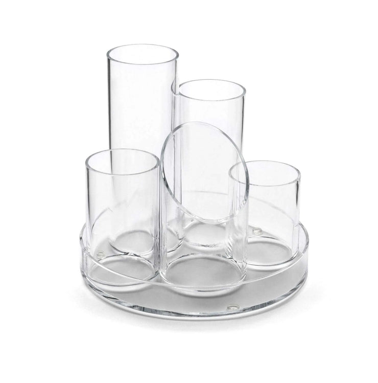 ACRYLIC 5 TUBE PEN POT