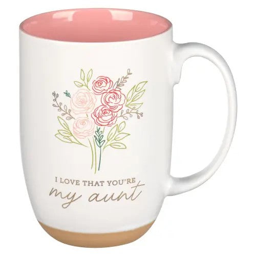 MUG PINK I LOVE THAT YOU'RE MY AUNT PROV. 31:25