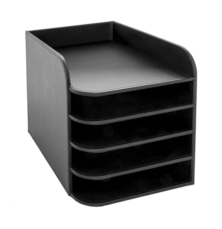 BLCK FX LEATHER D.5TIER SORTER