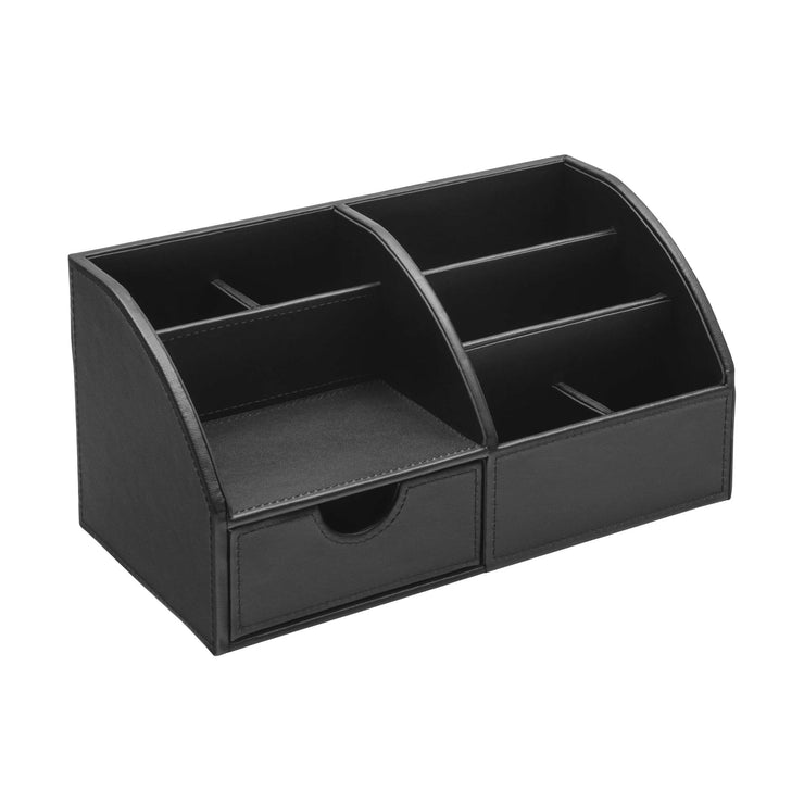 BLCK FX LEATHER DESK ORGANISER