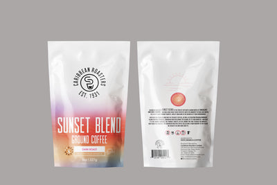 SUNSET BLEND GROUND COFFEE DARK ROAST