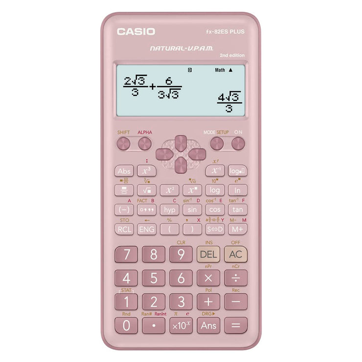 CASIO SCIENTF CALC FX-82ESPLUS PINK