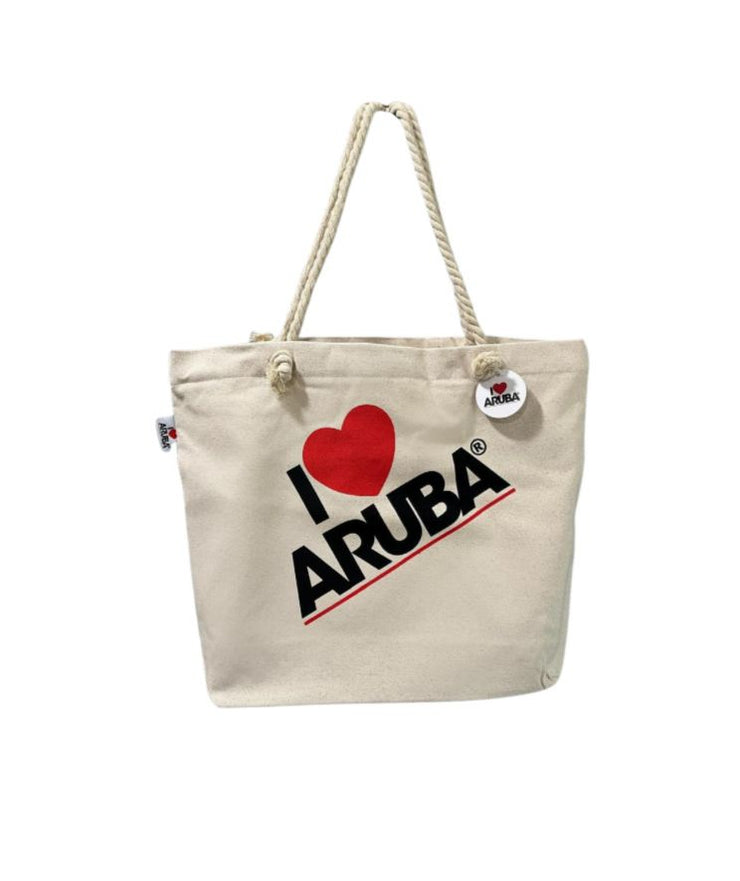 BAG CANVAS W/ROPE HNDL ILA