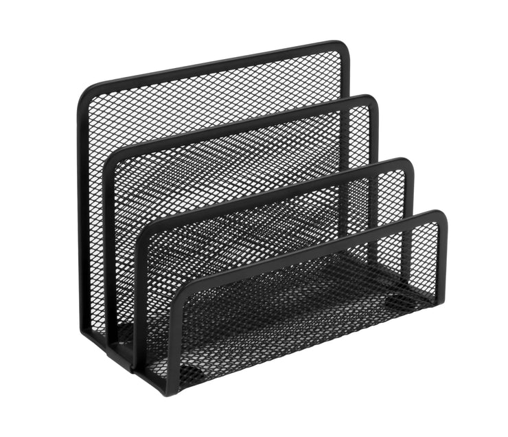 BLACK WIREMESH LETTER HOLDER