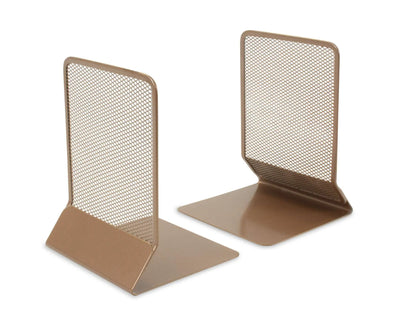 ROSEGOLD WIREMESH BOOKENDS