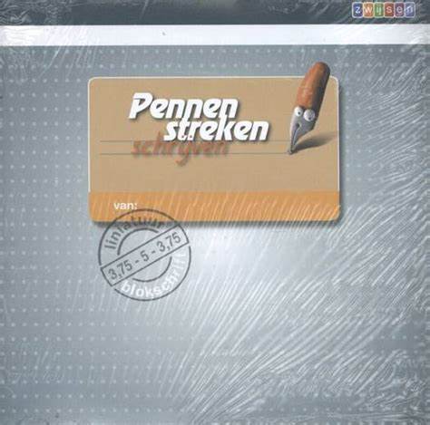 PENNENSTREKEN VERSIE 2 GROEP 3 LIJNTJESSCHRIFT 3,75-5-3,75mm BLOKSCHRIFT